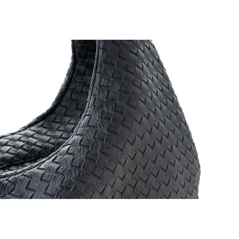 Fashion, accesorii si bijuterii - Femei - Accesorii femei - Genti si rucsacuri femei - Geanta tote, Lucky Bees, piele polivinilica, antracit, 14x14x19 cm - Infinity.ro