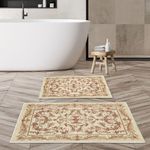 Casa si Gradina - Textile si covoare - Covoare - Covorase baie - Set covorase de baie, L'essentiel Maison, multicolor, 50x60 cm si 60x100 cm, 100% poliester, antiderapant, antibacterian, 299ANR1611 - Infinity.ro