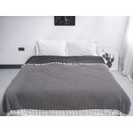 Casa si Gradina - Textile si covoare - Pături și cuverturi - Pături - Patura, L'essentiel Maison, negru, 200x230 cm, 100% bumbac - Infinity.ro