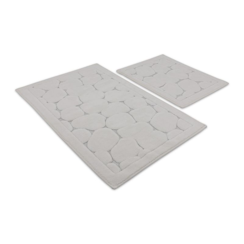 Casa si Gradina - Textile si covoare - Covoare - Covorase baie - Set covorase de baie, L'essentiel Maison, multicolor, 50x60 cm si 60x100 cm, 100% bumbac, antiderapant, 359CHL1553 - Infinity.ro