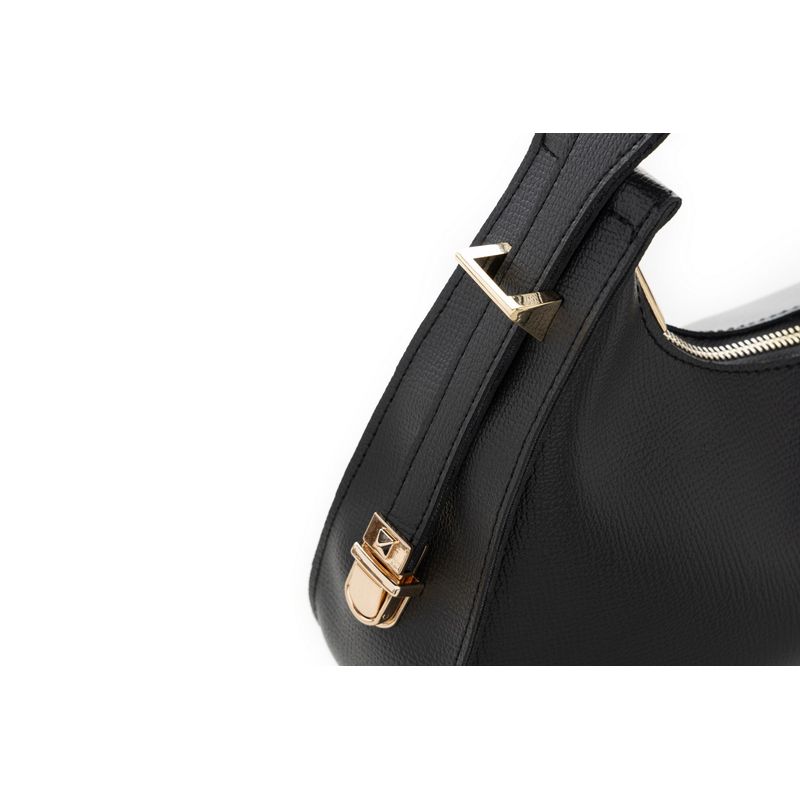 Fashion, accesorii si bijuterii - Femei - Accesorii femei - Genti si rucsacuri femei - Geanta de umar, Lucky Bees, dama, negru, 28x8x20 cm, piele polivinilica - Infinity.ro