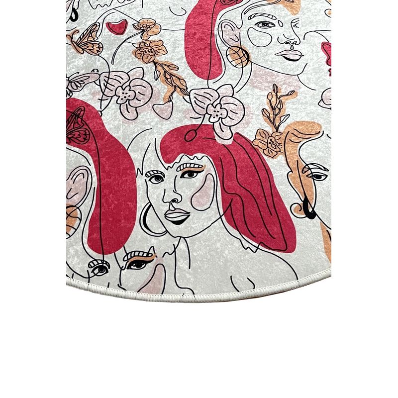 Casa si Gradina - Textile si covoare - Covoare - Covorase baie - Covoras de baie, L'essentiel Maison, multicolor, 80 cm, 100% poliester, antiderapant, 359CHL4846 - Infinity.ro