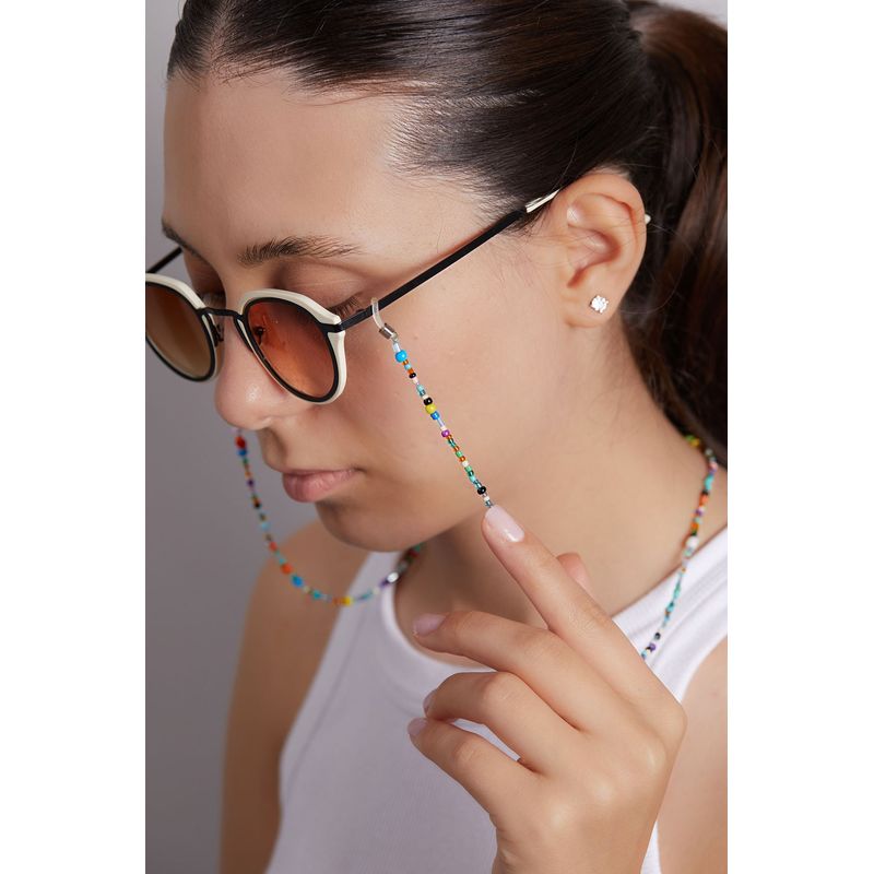 Ingrijire personala si Cosmetice - Sanatate si wellness - Optica medicala - Accesorii pentru ochelari si lentile de contact - Lant pentru ochelari, Heliophilia, metal, multicolor, 50 cm - Infinity.ro