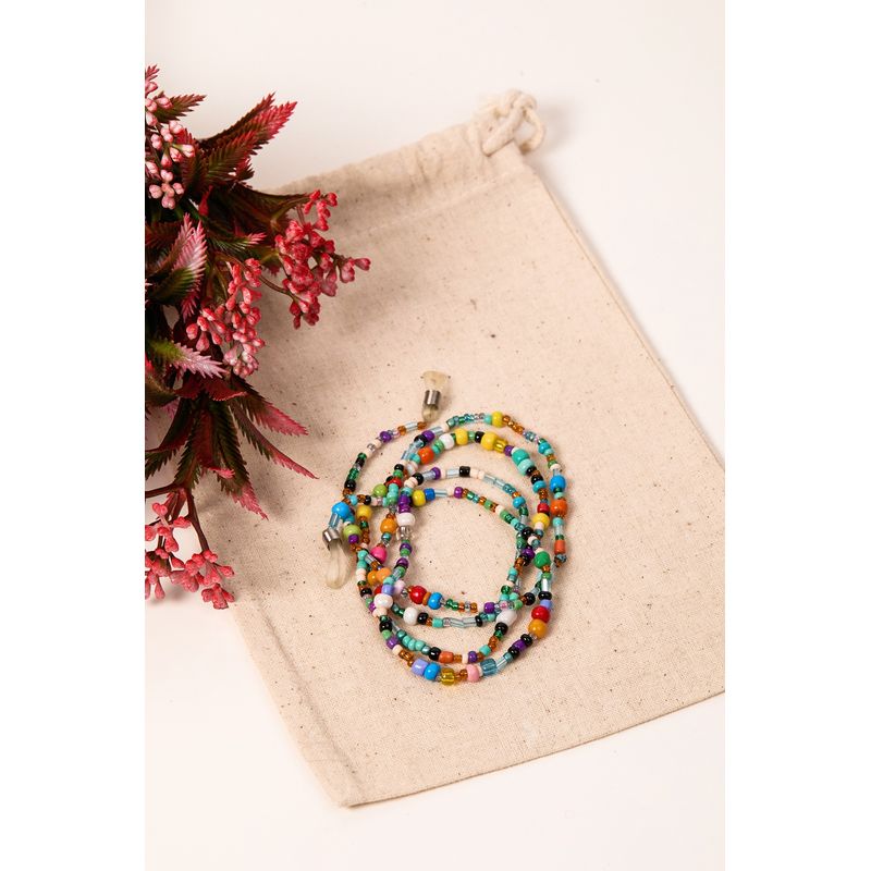 Ingrijire personala si Cosmetice - Sanatate si wellness - Optica medicala - Accesorii pentru ochelari si lentile de contact - Lant pentru ochelari, Heliophilia, metal, multicolor, 50 cm - Infinity.ro