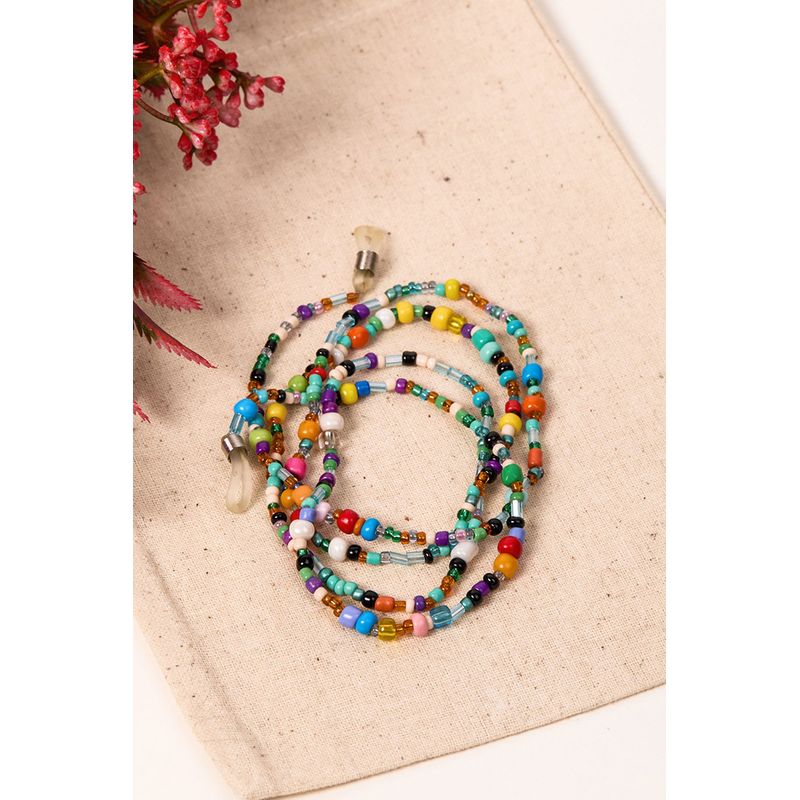 Ingrijire personala si Cosmetice - Sanatate si wellness - Optica medicala - Accesorii pentru ochelari si lentile de contact - Lant pentru ochelari, Heliophilia, metal, multicolor, 50 cm - Infinity.ro