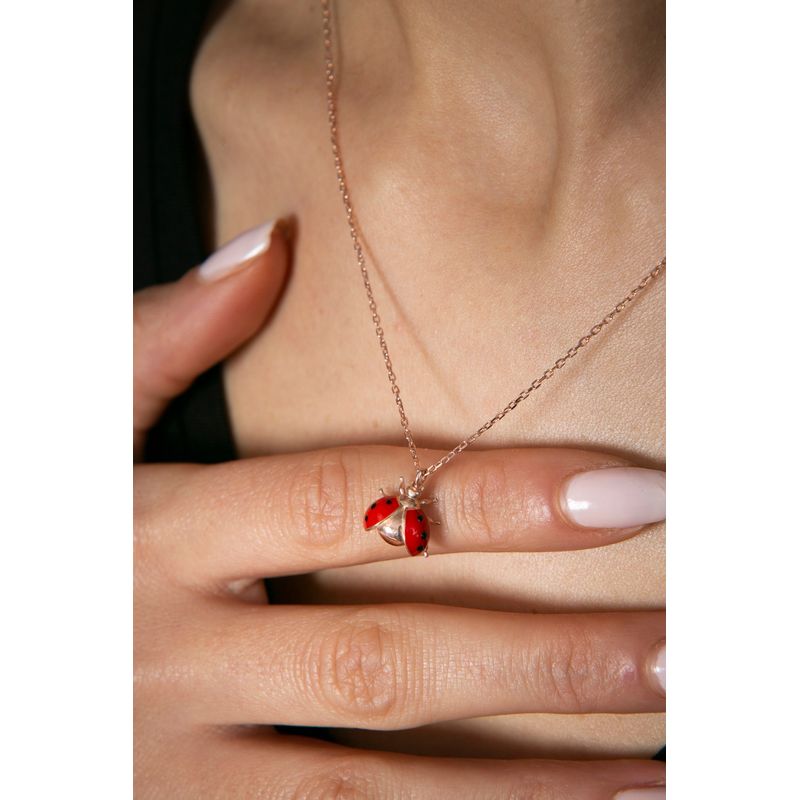 Fashion, accesorii si bijuterii - Femei - Bijuterii femei - Coliere femei - Colier, Heliophilia, argint 925, aur roz, dama, 136ELS1183 - Infinity.ro