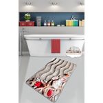Casa si Gradina - Textile si covoare - Covoare - Covorase baie - Covoras de baie, L'essentiel Maison, multicolor, 70x120 cm, 100% poliester, antiderapant, 359CHL4487 - Infinity.ro