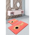 Casa si Gradina - Textile si covoare - Covoare - Covorase baie - Set covorase baie, L'essentiel Maison, multicolor, 50x60 cm si 60x100 cm, 100% acrilic, antiderapant, 359CHL2464 - Infinity.ro