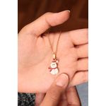 Fashion, accesorii si bijuterii - Femei - Bijuterii femei - Coliere femei - Colier, Heliophilia, metal, auriu, lungime lant 42 cm, pandantiv 2x1,5 cm, 757ELS1215 - Infinity.ro