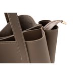 Fashion, accesorii si bijuterii - Femei - Accesorii femei - Genti si rucsacuri femei - Geanta tote, Lucky Bees, polivinil, nurca inchisa, 32x13x27 cm - Infinity.ro