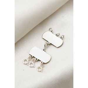 Colier, Heliophilia, argint 925, argintiu, 1.64 g