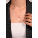 Fashion, accesorii si bijuterii - Femei - Bijuterii femei - Coliere femei - Colier, Heliophilia, metal, auriu, lungime lant 42 cm, pandantiv 2x1,5 cm, 757ELS1215 - Infinity.ro