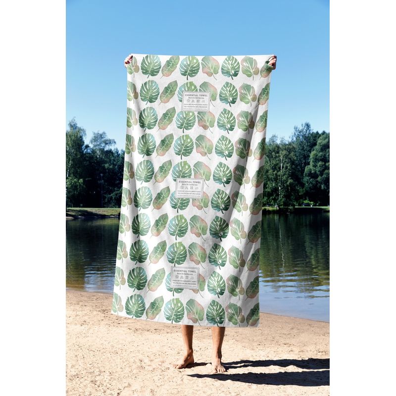 Casa si Gradina - Textile si covoare - Textile baie - Prosoape - Prosop de plaja, L'essentiel Maison, multicolor, 90x150 cm, microfibra, 450AST1201 - Infinity.ro