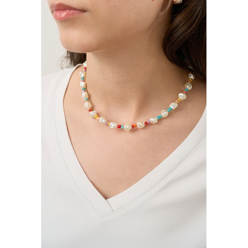 Fashion, accesorii si bijuterii - Femei - Bijuterii femei - Coliere femei - Colier, Heliophilia, metal, multicolor, unisex, o marime, 757ELS1327 - Infinity.ro