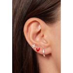 Fashion, accesorii si bijuterii - Femei - Bijuterii femei - Cercei femei - Cercei, Heliophilia, argint 925, argintiu, diametru 1 cm, latime 0,5 cm, 757ELS1835 - Infinity.ro