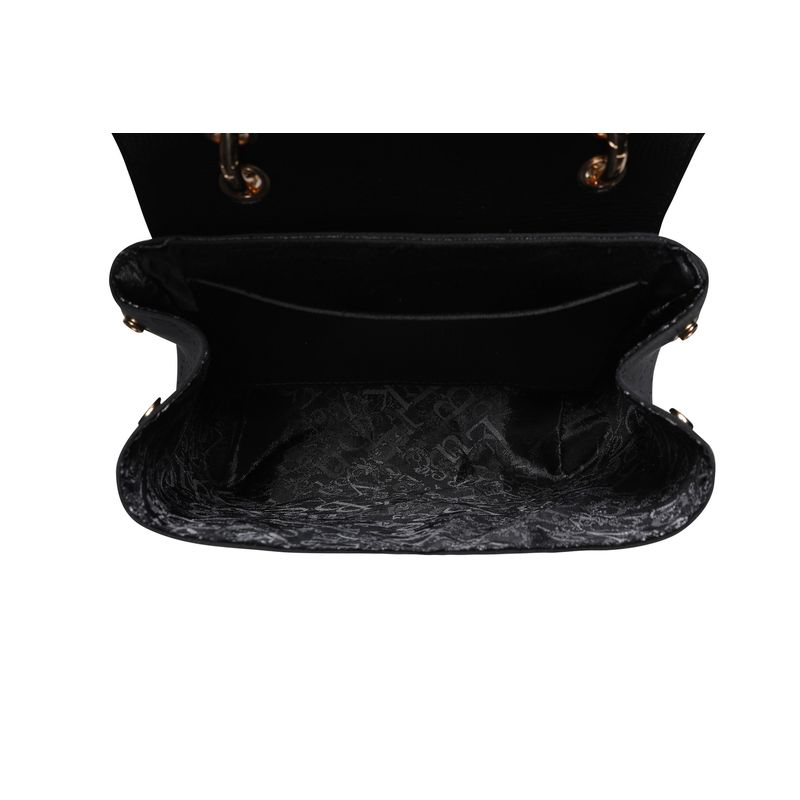 Fashion, accesorii si bijuterii - Femei - Accesorii femei - Genti si rucsacuri femei - Rucsac, Lucky Bees, dama, negru şi gri, 20x10x23 cm, piele polivinilica - Infinity.ro