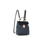 Fashion, accesorii si bijuterii - Femei - Accesorii femei - Genti si rucsacuri femei - Rucsac, Lucky Bees, dama, negru şi gri, 20x10x23 cm, piele polivinilica - Infinity.ro