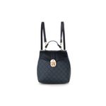 Fashion, accesorii si bijuterii - Femei - Accesorii femei - Genti si rucsacuri femei - Rucsac, Lucky Bees, dama, negru şi gri, 20x10x23 cm, piele polivinilica - Infinity.ro