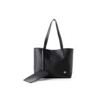 Fashion, accesorii si bijuterii - Femei - Accesorii femei - Genti si rucsacuri femei - Geanta tote, Lucky Bees, dama, negru, 33x13x28 cm, piele sintetica - Infinity.ro