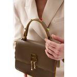 Fashion, accesorii si bijuterii - Femei - Accesorii femei - Genti si rucsacuri femei - Geanta de mana, Lucky Bees, dama, mink, 25x13x21 cm, piele de polivinil - Infinity.ro