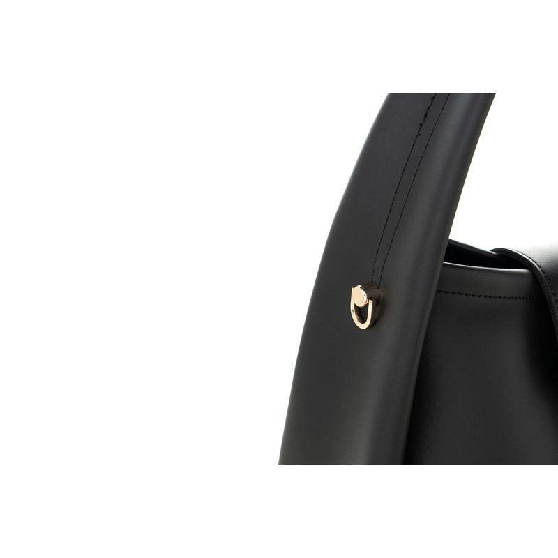 Fashion, accesorii si bijuterii - Femei - Accesorii femei - Genti si rucsacuri femei - Geanta de umar, Lucky Bees, piele polivinilica, negru, 25x13x19 cm - Infinity.ro