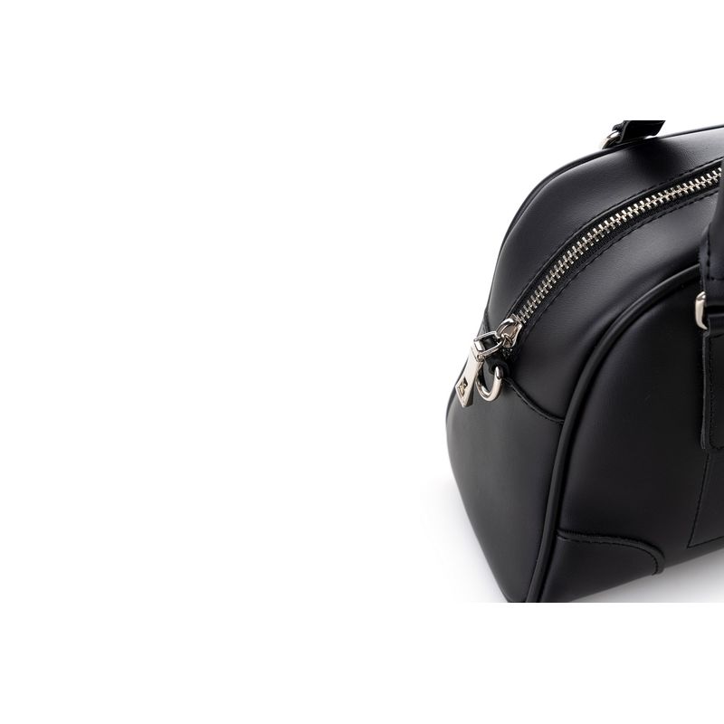 Fashion, accesorii si bijuterii - Femei - Accesorii femei - Genti si rucsacuri femei - Geanta de mana, Lucky Bees, piele polivinilica, negru, 25x11x18 cm - Infinity.ro