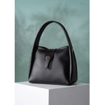 Fashion, accesorii si bijuterii - Femei - Accesorii femei - Genti si rucsacuri femei - Geanta de umar, Lucky Bees, piele polivinilica, negru, 25x13x19 cm - Infinity.ro