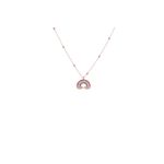 Fashion, accesorii si bijuterii - Femei - Bijuterii femei - Bratari femei - Bratara de glezna, Heliophilia, argint 925, rose gold, 22+4 cm, zirconiu, 938ELS1159 - Infinity.ro