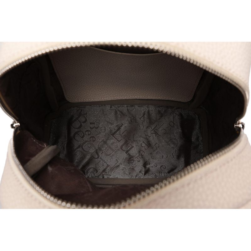 Fashion, accesorii si bijuterii - Femei - Accesorii femei - Genti si rucsacuri femei - Rucsac, Lucky Bees, crem, 26x14x30 cm, piele polivinilica - Infinity.ro