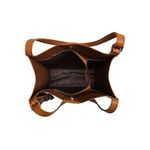 Fashion, accesorii si bijuterii - Femei - Accesorii femei - Genti si rucsacuri femei - Geanta tote, Lucky Bees, piele polivinilica, mustar, 28x10x31 cm - Infinity.ro