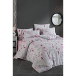 Casa si Gradina - Textile si covoare - Lenjerii de pat - Seturi de lenjerie - Set lenjerie pat dublu, L'essentiel Maison, alb roz verde, husa pilota 195x220 cm, 65% bumbac 35% poliester - Infinity.ro