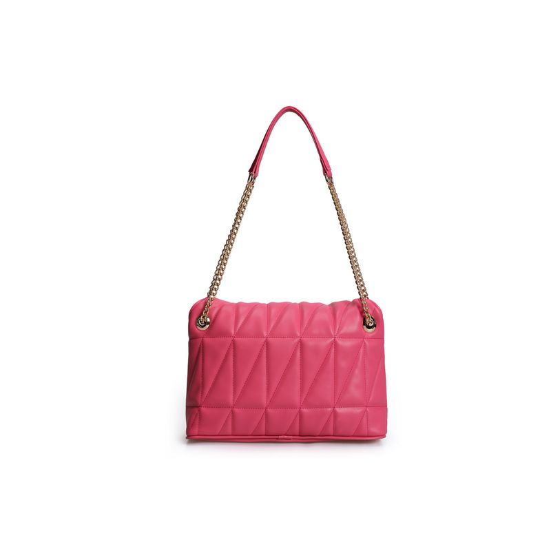 Fashion, accesorii si bijuterii - Femei - Accesorii femei - Genti si rucsacuri femei - Geanta de umar, Lucky Bees, roz, 32x11x21 cm, piele sintetica - Infinity.ro