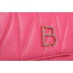 Fashion, accesorii si bijuterii - Femei - Accesorii femei - Genti si rucsacuri femei - Geanta de umar, Lucky Bees, roz, 32x11x21 cm, piele sintetica - Infinity.ro