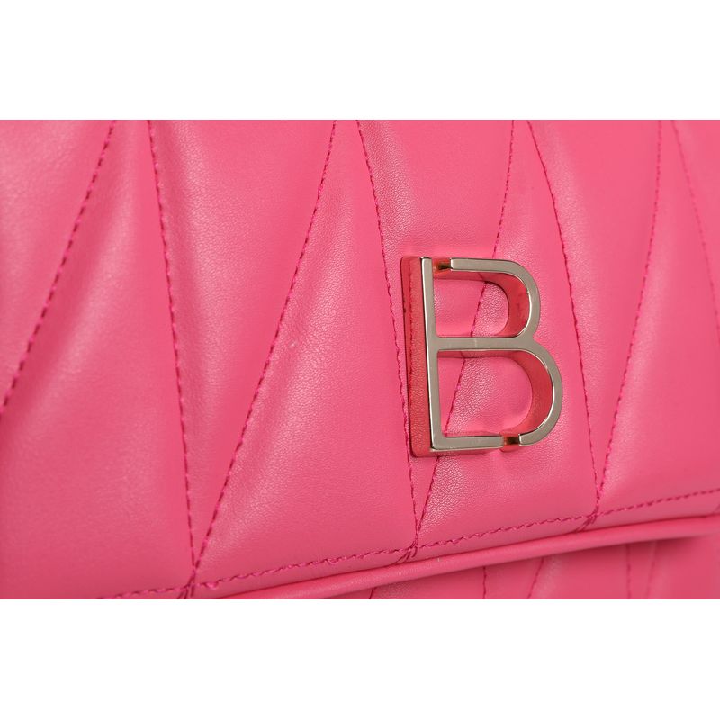 Fashion, accesorii si bijuterii - Femei - Accesorii femei - Genti si rucsacuri femei - Geanta de umar, Lucky Bees, roz, 32x11x21 cm, piele sintetica - Infinity.ro