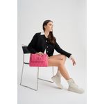 Fashion, accesorii si bijuterii - Femei - Accesorii femei - Genti si rucsacuri femei - Geanta de umar, Lucky Bees, roz, 32x11x21 cm, piele sintetica - Infinity.ro