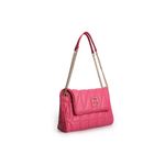Fashion, accesorii si bijuterii - Femei - Accesorii femei - Genti si rucsacuri femei - Geanta de umar, Lucky Bees, roz, 32x11x21 cm, piele sintetica - Infinity.ro