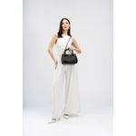 Fashion, accesorii si bijuterii - Femei - Accesorii femei - Genti si rucsacuri femei - Geanta de umar, Lucky Bees, piele ecologica, negru, 28x10x17 cm - Infinity.ro