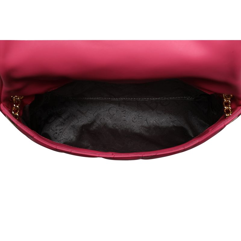 Fashion, accesorii si bijuterii - Femei - Accesorii femei - Genti si rucsacuri femei - Geanta de umar, Lucky Bees, roz, 32x11x21 cm, piele sintetica - Infinity.ro