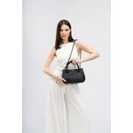 Fashion, accesorii si bijuterii - Femei - Accesorii femei - Genti si rucsacuri femei - Geanta de umar, Lucky Bees, piele ecologica, negru, 28x10x17 cm - Infinity.ro