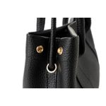 Fashion, accesorii si bijuterii - Femei - Accesorii femei - Genti si rucsacuri femei - Geanta de umar, Lucky Bees, piele ecologica, negru, 28x10x17 cm - Infinity.ro