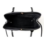 Fashion, accesorii si bijuterii - Femei - Accesorii femei - Genti si rucsacuri femei - Geanta de umar, Lucky Bees, piele ecologica, negru, 28x10x17 cm - Infinity.ro