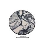 Casa si Gradina - Textile si covoare - Covoare - Covorase baie - Covoras de baie, L'essentiel Maison, multicolor, diametru 100 cm, 100% poliester, antialergic, antiderapant, 359CHL4132 - Infinity.ro