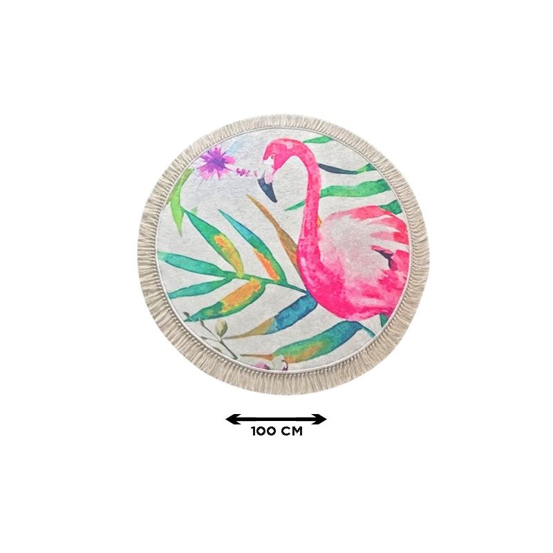 Casa si Gradina - Textile si covoare - Covoare - Covorase baie - Covoras de baie, L'essentiel Maison, multicolor, 100 cm, 100% poliester, antiderapant, 359CHL1456 - Infinity.ro