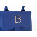 Fashion, accesorii si bijuterii - Femei - Accesorii femei - Genti si rucsacuri femei - Geanta de mana, Lucky Bees, dama, albastru sax, 26x7x16 cm, piele polivinilica - Infinity.ro