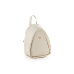 Fashion, accesorii si bijuterii - Femei - Accesorii femei - Genti si rucsacuri femei - Rucsac, Lucky Bees, piele polivinilica, crem, 23x11x27 cm - Infinity.ro