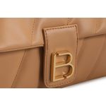 Fashion, accesorii si bijuterii - Femei - Accesorii femei - Genti si rucsacuri femei - Geanta de umar, Lucky Bees, piele sintetica, camel, 31x10x19 cm - Infinity.ro