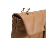 Fashion, accesorii si bijuterii - Femei - Accesorii femei - Genti si rucsacuri femei - Geanta de umar, Lucky Bees, piele sintetica, camel, 31x10x19 cm - Infinity.ro