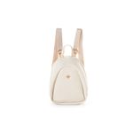 Fashion, accesorii si bijuterii - Femei - Accesorii femei - Genti si rucsacuri femei - Rucsac, Lucky Bees, piele polivinilica, crem, 23x11x27 cm - Infinity.ro