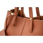 Fashion, accesorii si bijuterii - Femei - Accesorii femei - Genti si rucsacuri femei - Geanta de umar, Lucky Bees, dama, bronz, 28x13x22 cm, piele sintetica - Infinity.ro