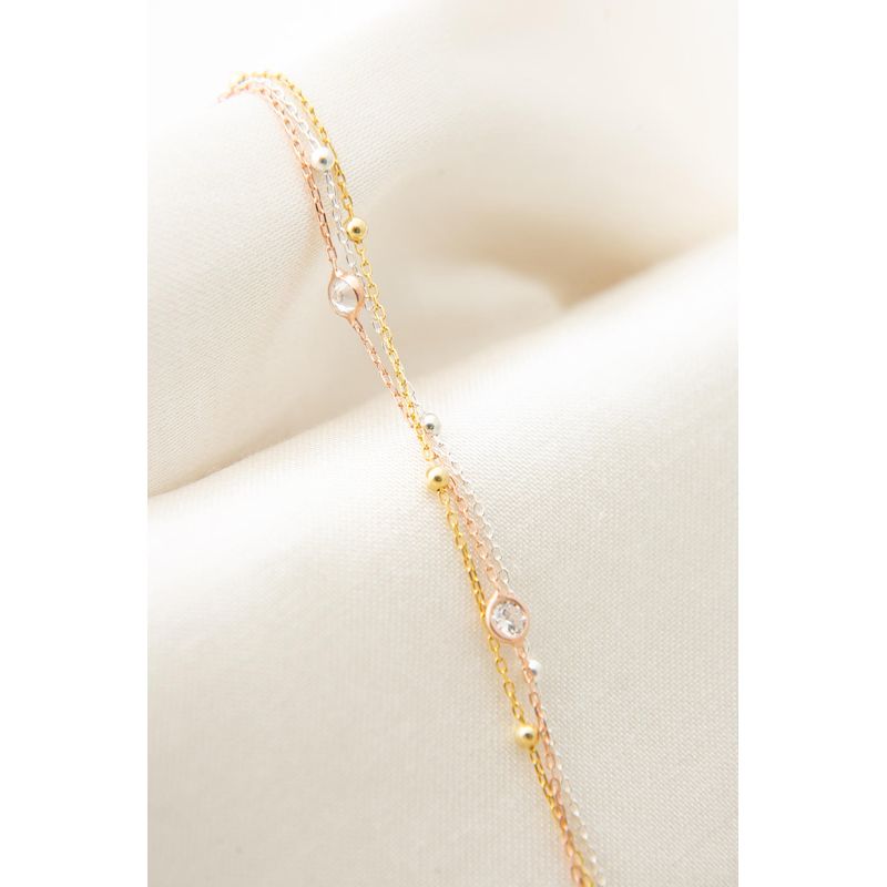 Fashion, accesorii si bijuterii - Femei - Bijuterii femei - Bratari femei - Bratara, Heliophilia, argint 925, multicolor, 18 cm, zirconiu - Infinity.ro